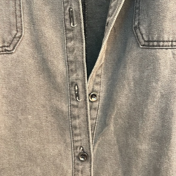 Pretty little thing long denim jacket size 18 - Picture 6 of 6